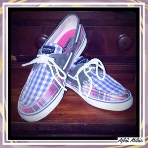 Plaid Sperry TopSider Loafers